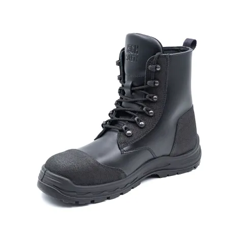 Высокие ботинки демисезонные с антивандальными вставками B-35 на литьевой подошве от HIGH SAFETY Высота-М