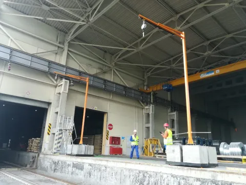 Противовесная мобильная система Berёza от HIGH SAFETY для обслуживания жд эстакад