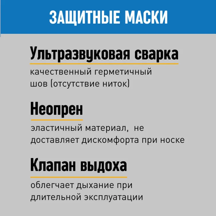 ЗАЩИТНЫЕ МАСКИ ОТ HIGH SAFETY