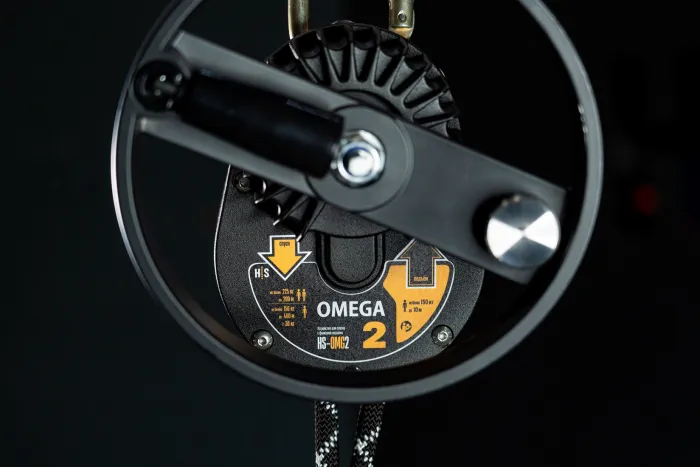 Устройство для спуска и подъема, модель OMEGA 2, арт. HS-OMG2 (длина стропа от 10 до 200 м.) от HIGH SAFETY