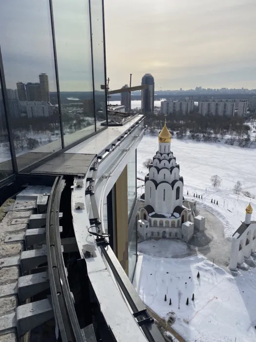 Оснащение жилого дома системами обслуживания фасадов