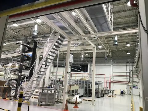 Модульные лестницы от HIGH SAFETY - коллективные средства защиты от падения с высоты