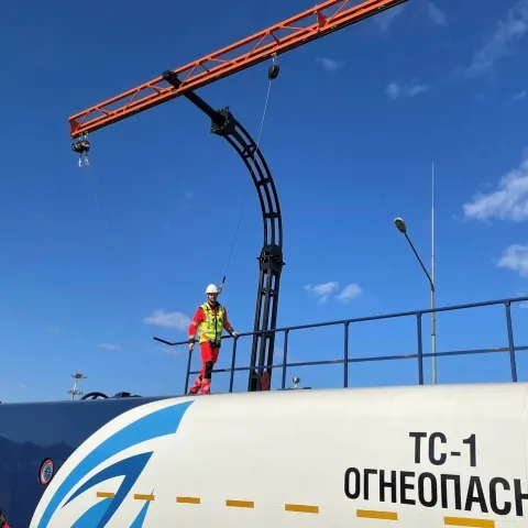 Противовесная мобильная страховочная система с пространственной фермой Olha 2 от HIGH SAFETY